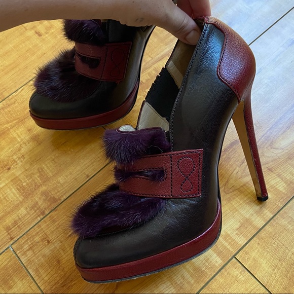 Oscar de la Renta pre-Fall 2012 straight off the runway one of a kind boots - Picture 4 of 6